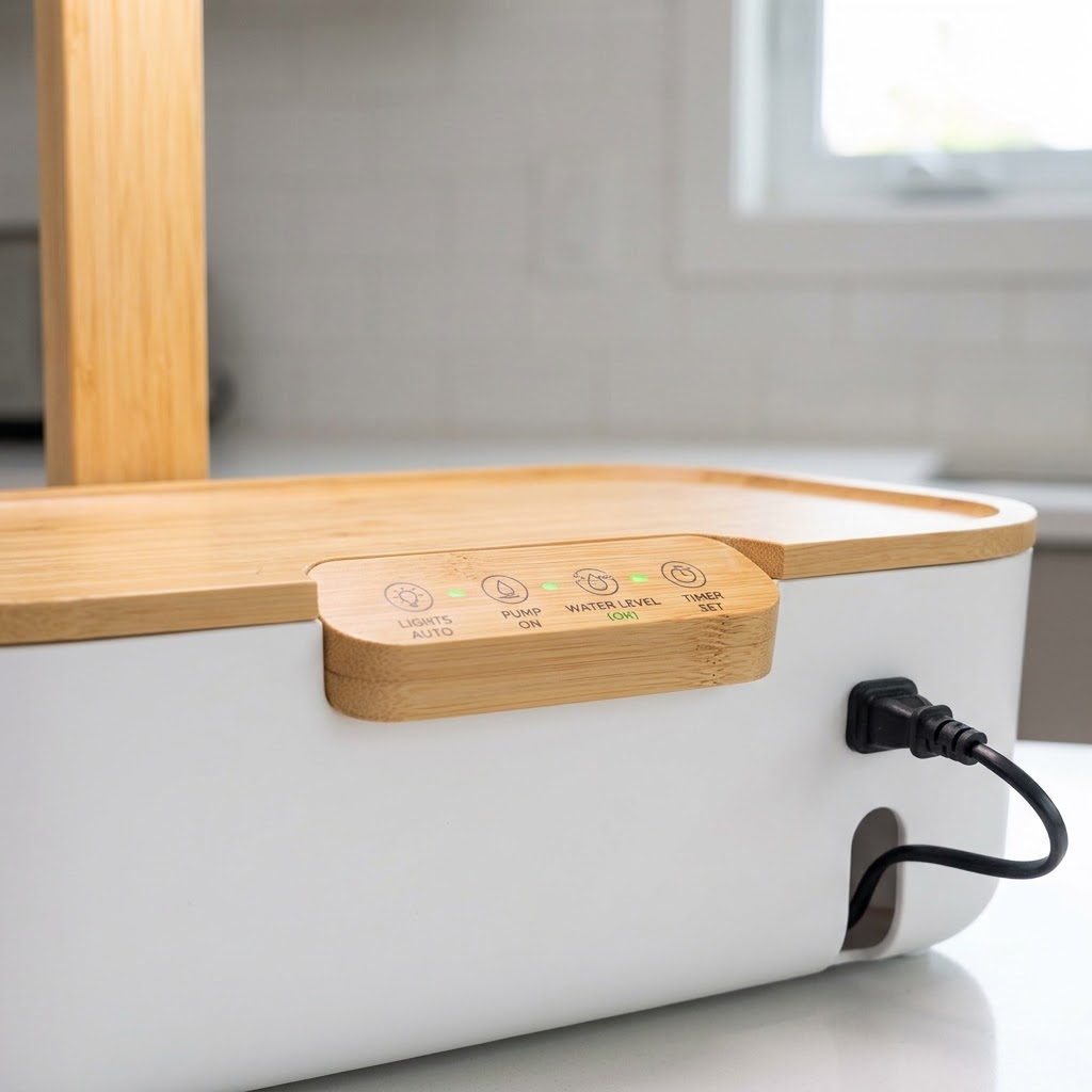 Smart Indoor Hydroponic Herb Garden Kit 🌱