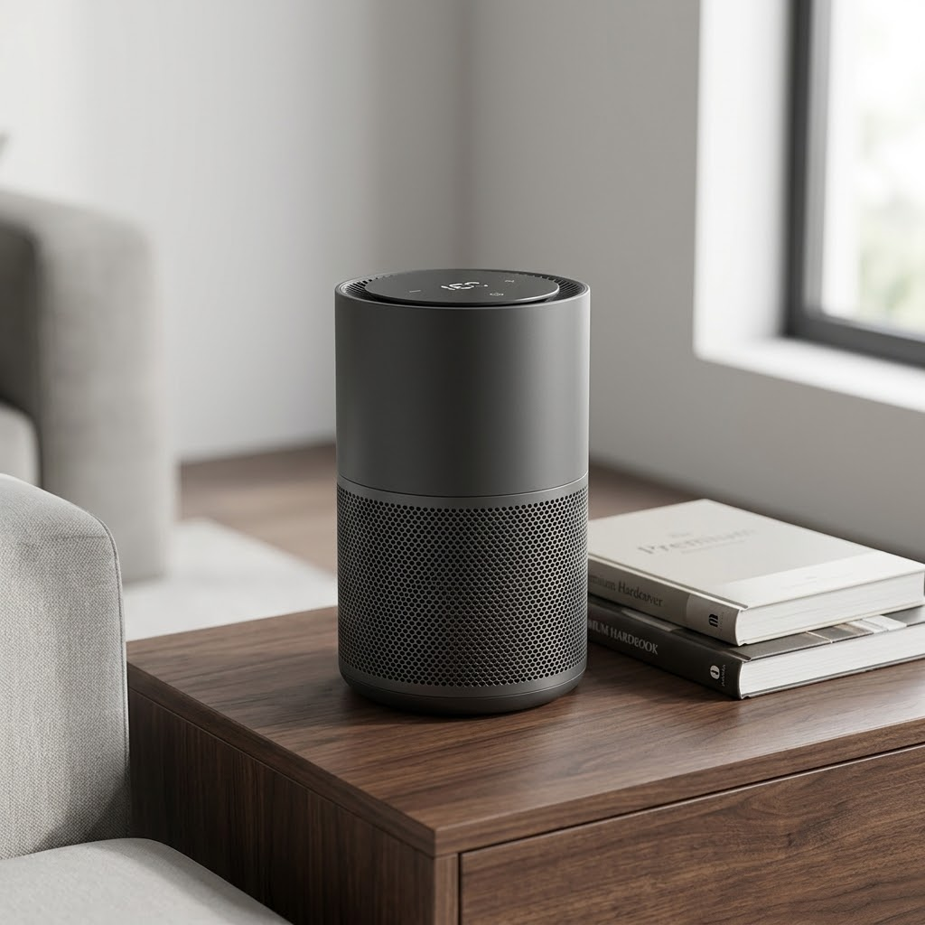 Smart Desktop Air Purifier with PM2.5 Display 🌿
