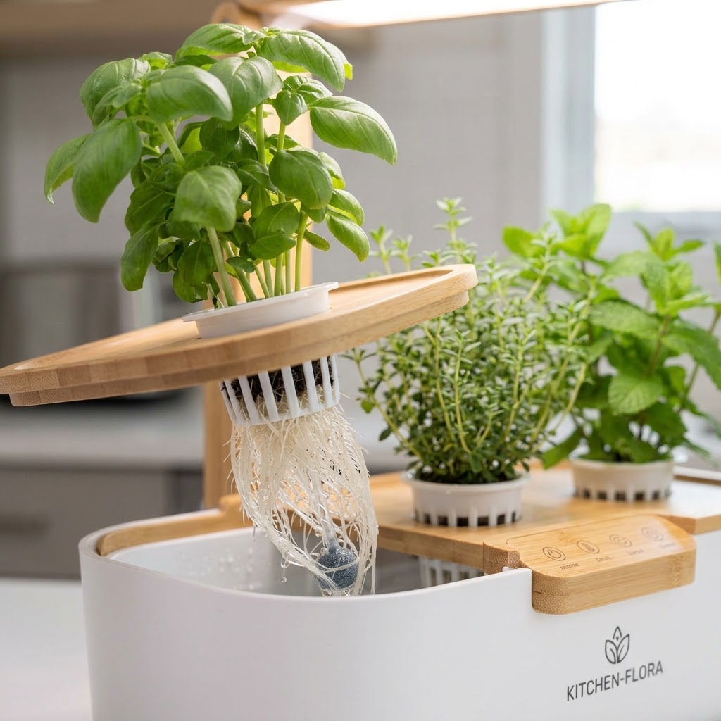 Smart Indoor Hydroponic Herb Garden Kit 🌱