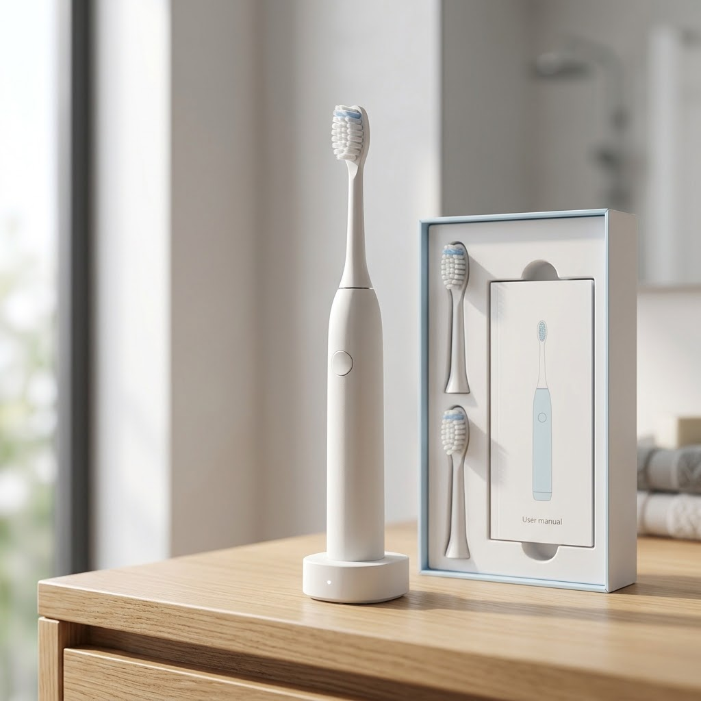Minimalist Sonic Electric Toothbrush Set 🦷